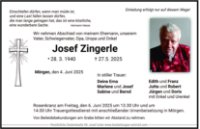 eine Anzeige